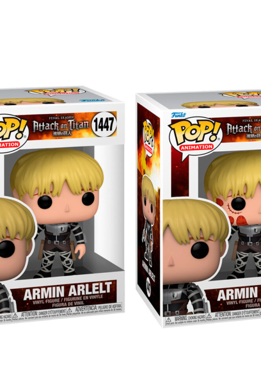 Descubre el apasionante mundo de Figura POP Armin Arlelt Attack on Titan Chase.