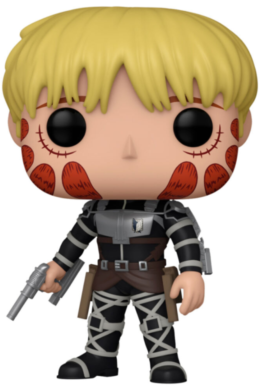 Descubre el apasionante mundo de Figura POP Armin Arlelt Attack on Titan Chase.