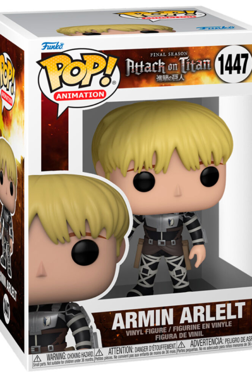Descubre el apasionante mundo de Figura POP Armin Arlelt Attack on Titan Chase.