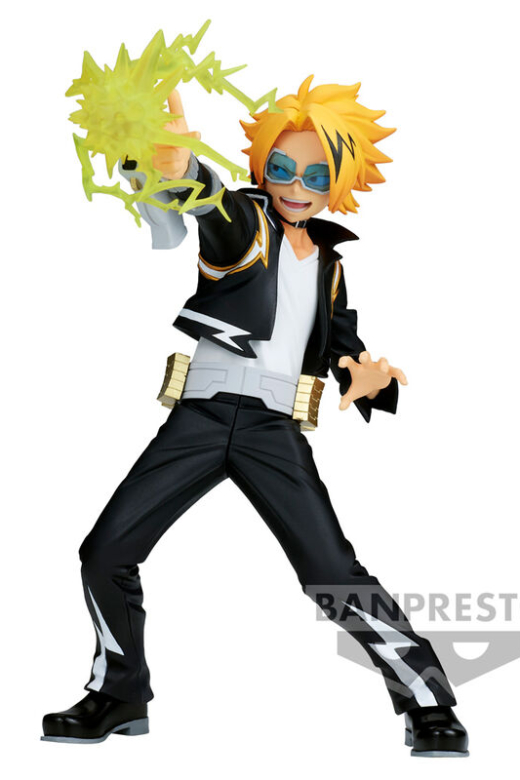 Descubre el apasionante mundo de Figura Denki Kaminari The Amazing Heroes My Hero Academia.