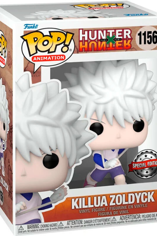 Descubre el apasionante mundo de Figura Exclusiva Killua Zoldyck Hunter x Hunter POP.