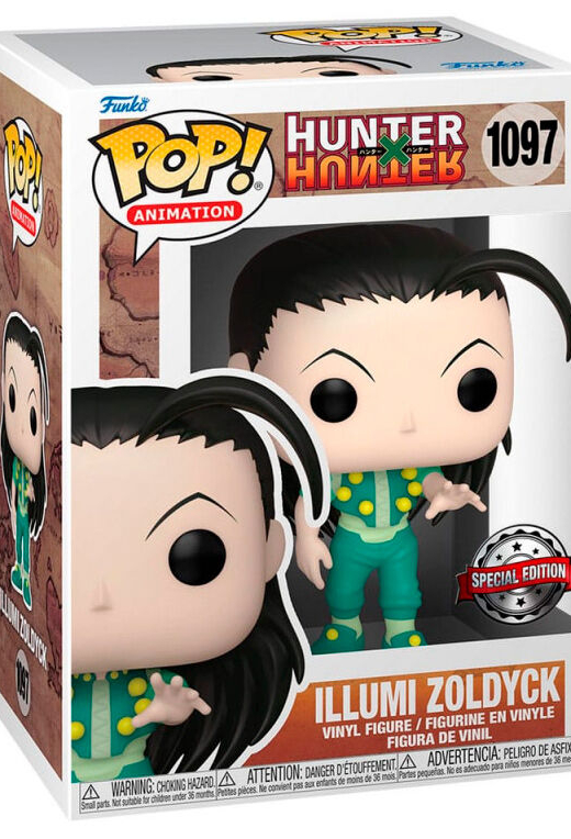 Descubre el apasionante mundo de Figura POP Hunter X Hunter Illumi Zoldyck Exclusiva.