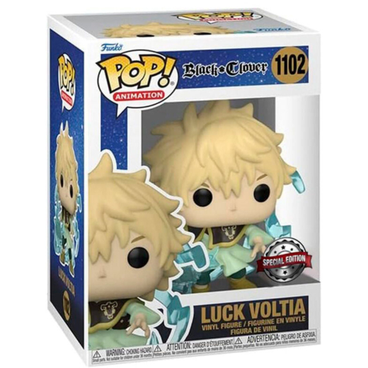 Descubre el apasionante mundo de Figura POP Black Clover Luck Voltia Exclusiva.