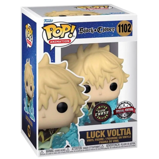 Descubre el apasionante mundo de Figura POP Luck Voltia Black Clover Chase Exclusiva.