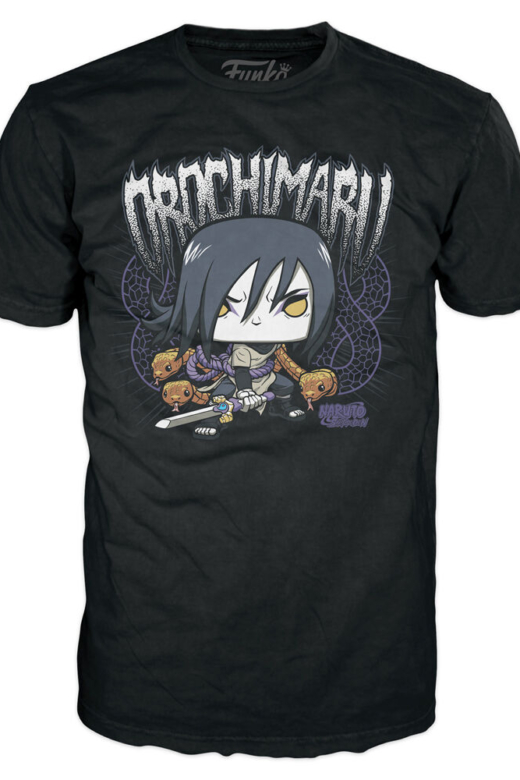 Descubre el apasionante mundo de Figura y Camiseta Naruto Shippuden Orochimaru Set.
