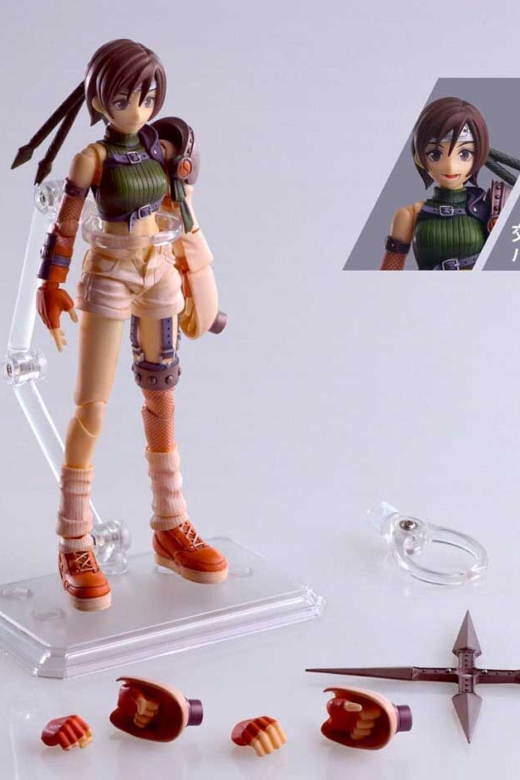 Descubre el apasionante mundo de Figura Yuffie Kisaragi Final Fantasy VII 13cm.