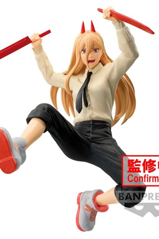 Descubre el apasionante mundo de Figura Power Vibration Stars Chainsaw Man 12cm.