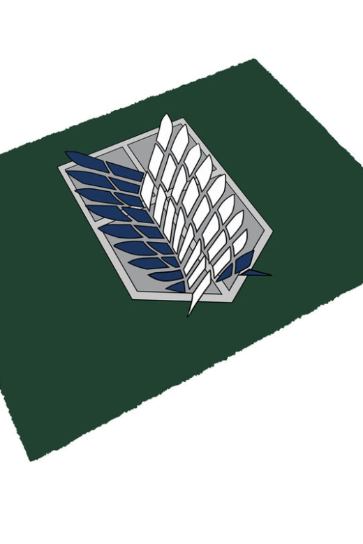 Descubre el apasionante mundo de Felpudo Emblema de los Exploradores Attack on Titan.
