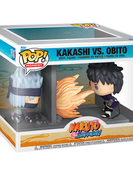 Descubre el apasionante mundo de Figura POP Moment Naruto Shippuden Kakashi vs Obito.