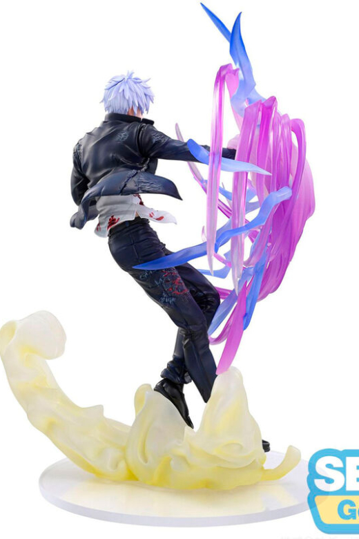 Descubre el apasionante mundo de Figura Satoru Gojo Hollow Purple Jujutsu Kaisen 20cm.
