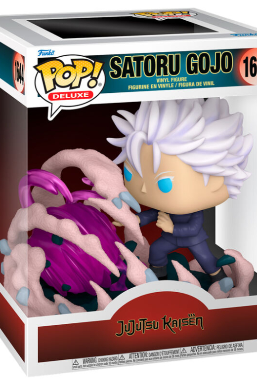 Descubre el apasionante mundo de Figura POP Deluxe Jujutsu Kaisen Satoru Gojo.