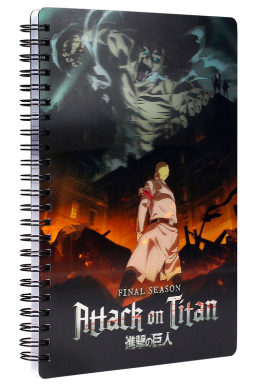 Descubre el apasionante mundo de Cuaderno 3D Titán Ataque a los Titanes.