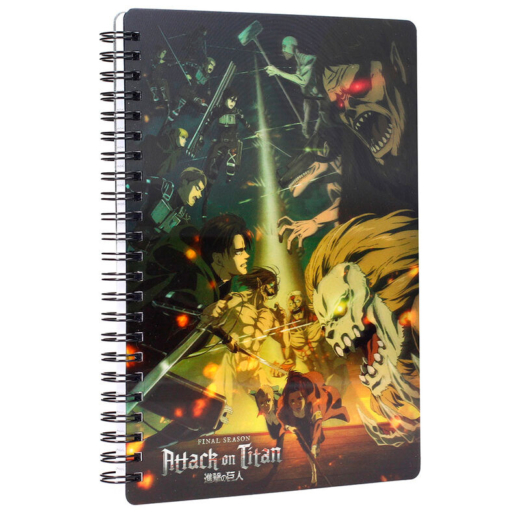 Cuaderno 3D Ataque a los Titanes Struggle Descubre el apasionante mundo de Cuaderno 3D Ataque a los Titanes Struggle.