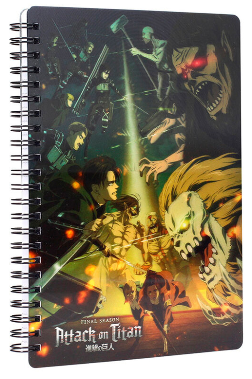 Descubre el apasionante mundo de Cuaderno 3D Ataque a los Titanes Struggle.