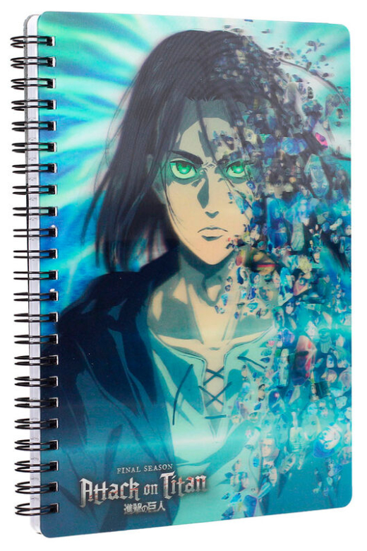 Descubre el apasionante mundo de Cuaderno 3D Azul Ataque a los Titanes.