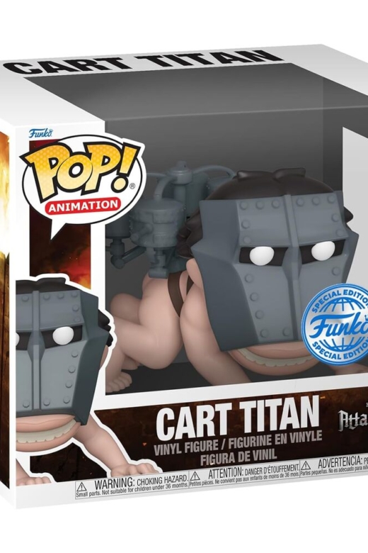 Descubre el apasionante mundo de Figura Pop Ataque a los Titanes Carro Titán Exclusiva.