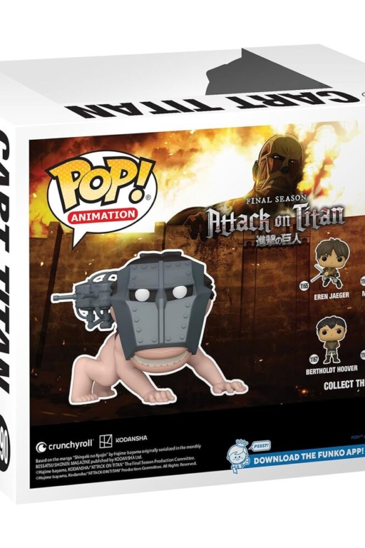 Descubre el apasionante mundo de Figura Pop Ataque a los Titanes Carro Titán Exclusiva.