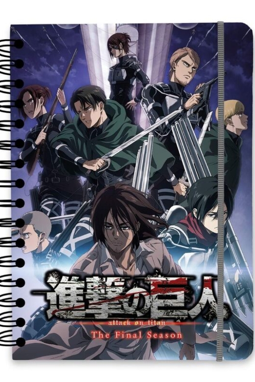 Descubre el apasionante mundo de Cuaderno A5 Ataque a los Titanes.