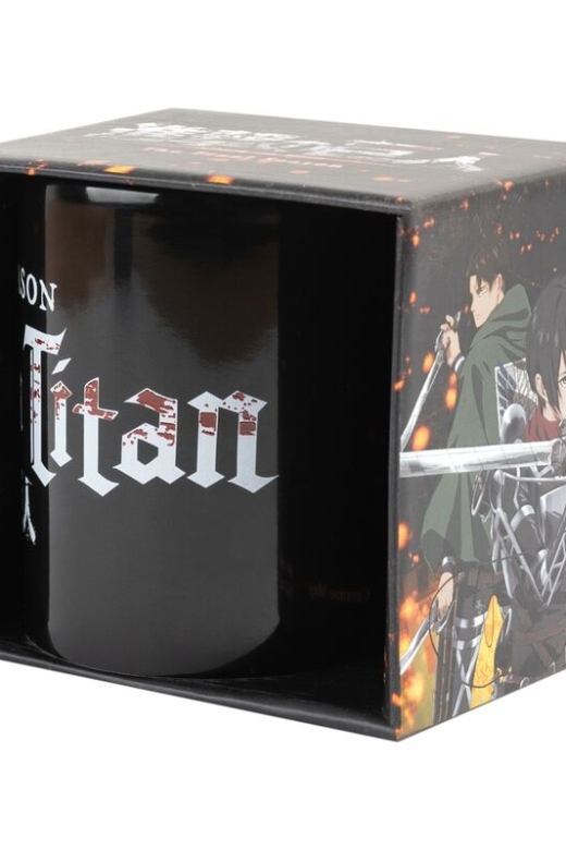 Descubre el apasionante mundo de Taza Ataque a los Titanes Logo 350ml.