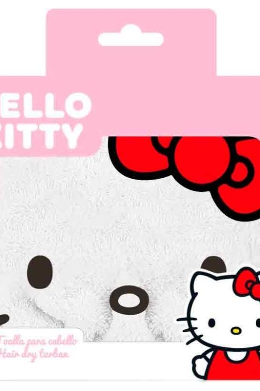 Descubre el apasionante mundo de Toalla para el Pelo de Hello Kitty.