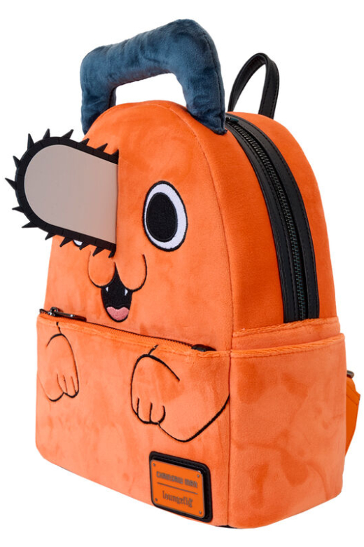 Descubre el apasionante mundo de Mochila Pochita Chainsaw Man Loungefly 26 cm.
