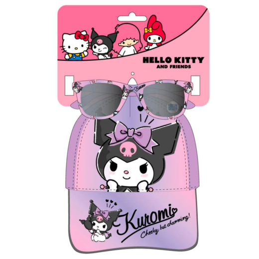 Set gorra y gafas de sol Kuromi Hello Kitty » Tu Tienda Anime Descubre el apasionante mundo de Set gorra y gafas de sol Kuromi Hello Kitty.