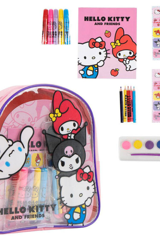 Descubre el apasionante mundo de Mochila Set Papelería Hello Kitty.