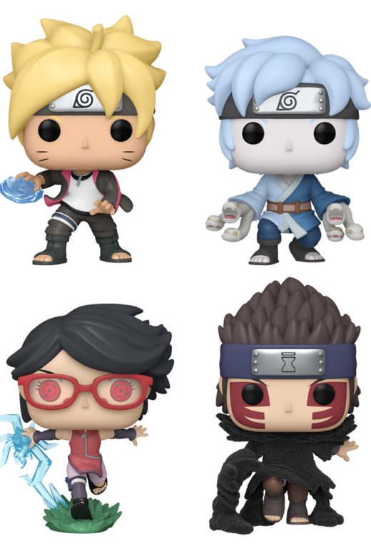 Descubre el apasionante mundo de Figuras Exclusivas POP Boruto Blister 4 Piezas.