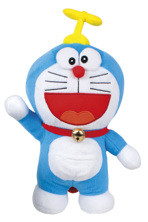 Descubre el apasionante mundo de Peluche Doraemon con Gorro-Coptero 40cm.