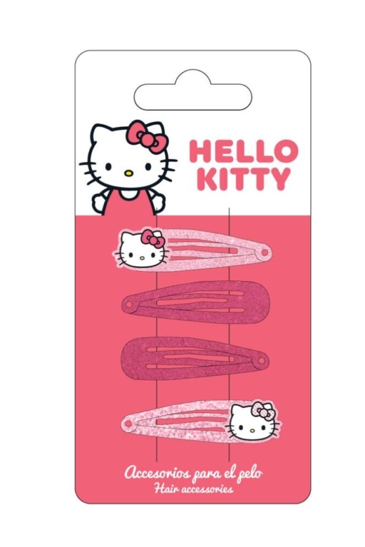Descubre el apasionante mundo de Horquillas Hello Kitty Blister 4 unidades.