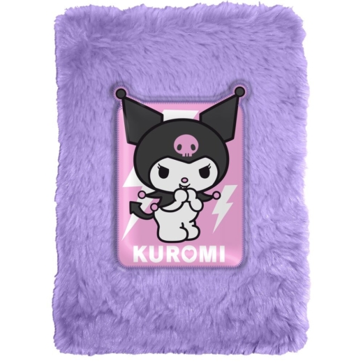 Cuaderno de peluche Kuromi Hello Kitty Descubre el apasionante mundo de Cuaderno de peluche Kuromi Hello Kitty.