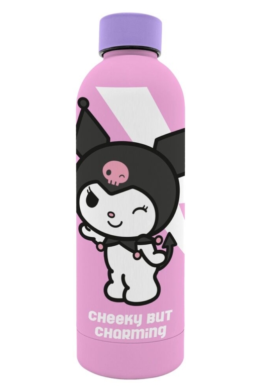 Descubre el apasionante mundo de Botella Kuromi Hello Kitty Acero Inoxidable 800ml.