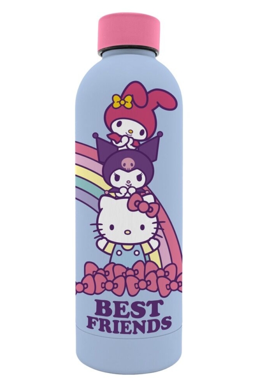 Descubre el apasionante mundo de Botella de acero inoxidable Hello Kitty y Amigos 800ml.