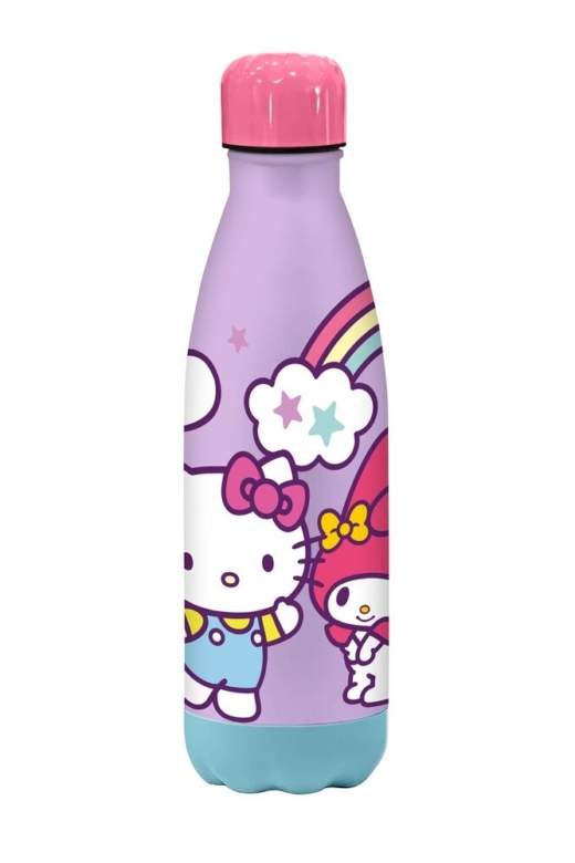 Descubre el apasionante mundo de Botella de Acero Inoxidable Hello Kitty y Amigos 700ml.