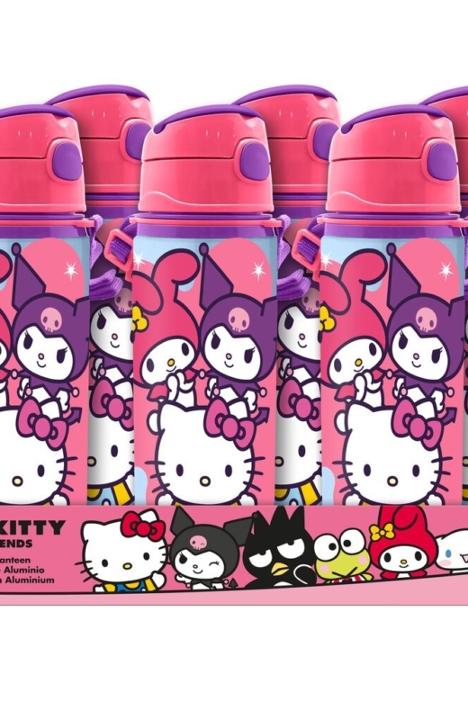 Descubre el apasionante mundo de Cantimplora de Aluminio Hello Kitty y Amigos 600ml.