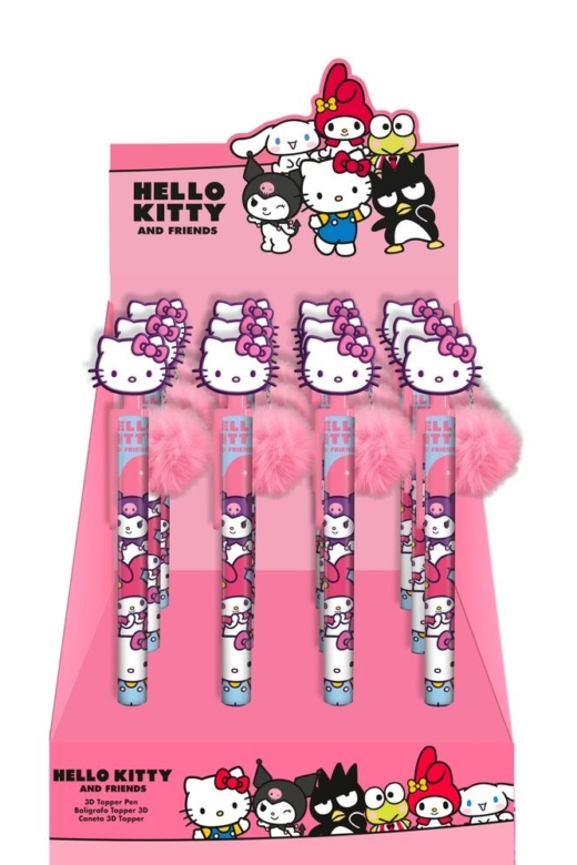 Descubre el apasionante mundo de Bolígrafo con Topper de Hello Kitty y Amigos.