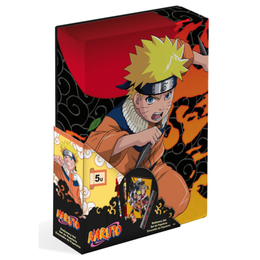 Set de papelería Naruto Shippuden 5 piezas Descubre el apasionante mundo de Set de papelería Naruto Shippuden 5 piezas.
