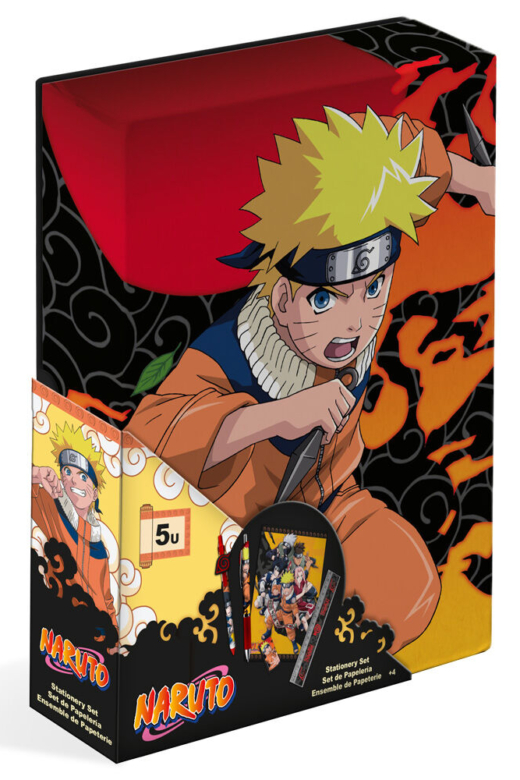 Descubre el apasionante mundo de Set de papelería Naruto Shippuden 5 piezas.