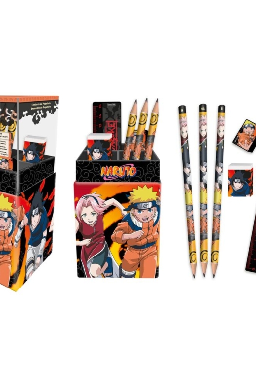 Descubre el apasionante mundo de Portalápices con papelería Naruto Shippuden.
