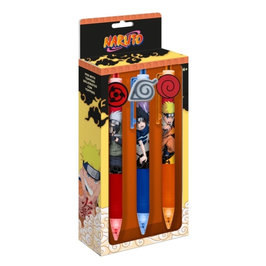 Descubre el apasionante mundo de Blister 3 bolígrafos Naruto Shippuden.