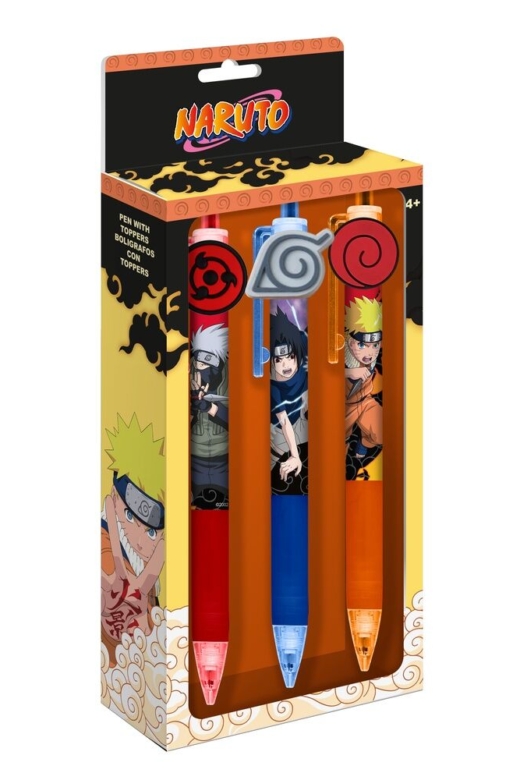 Descubre el apasionante mundo de Blister 3 bolígrafos Naruto Shippuden.