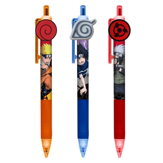 Descubre el apasionante mundo de Blister 3 bolígrafos Naruto Shippuden.