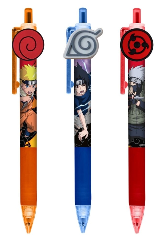 Descubre el apasionante mundo de Blister 3 bolígrafos Naruto Shippuden.