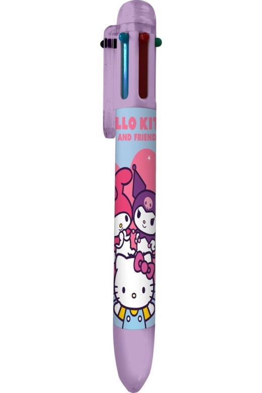 Descubre el apasionante mundo de Bolígrafo 6 Colores Hello Kitty y Amigos.