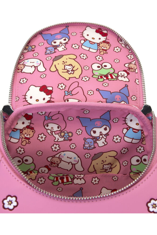 Descubre el apasionante mundo de Mochila Hello Kitty y Amigos Loungefly 26cm.