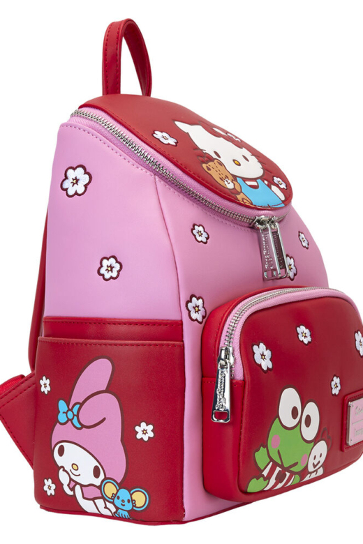 Descubre el apasionante mundo de Mochila Hello Kitty y Amigos Loungefly 26cm.