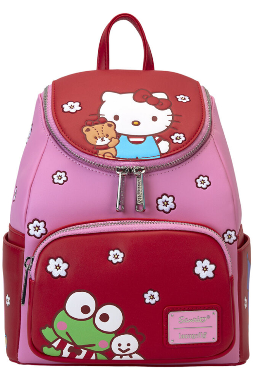 Descubre el apasionante mundo de Mochila Hello Kitty y Amigos Loungefly 26cm.