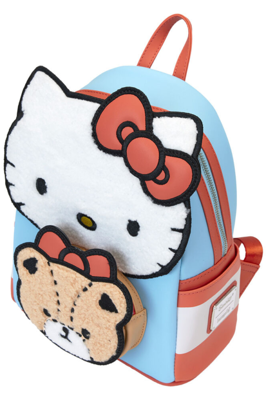 Descubre el apasionante mundo de Mochila Hello Kitty y Oso de Hello Kitty Loungefly 26cm.