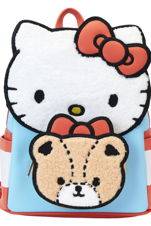 Descubre el apasionante mundo de Mochila Hello Kitty y Oso de Hello Kitty Loungefly 26cm.
