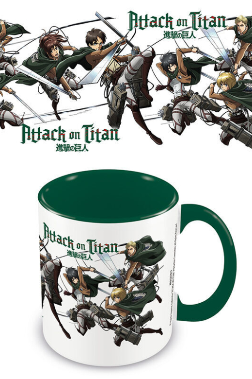 Descubre el apasionante mundo de Taza Attack on Titan Personajes 315ml.